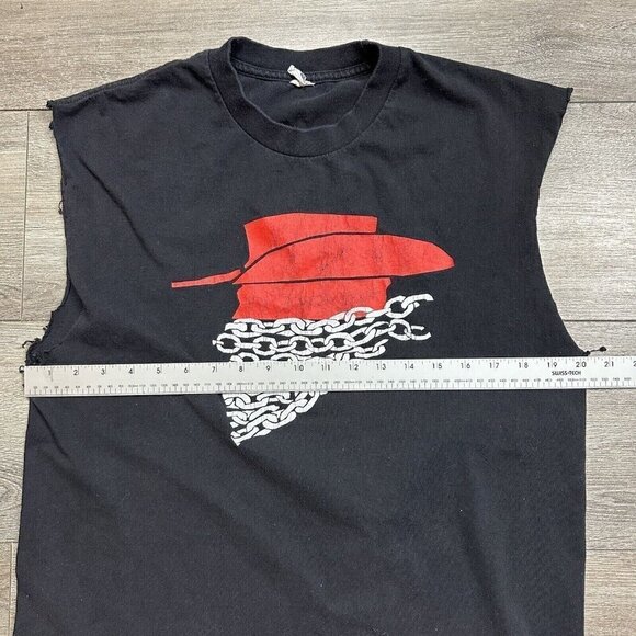Rare Django Unchained Movie Promo T-Shirt Size L Black Tarantino cut sleeves - Picture 4 of 5